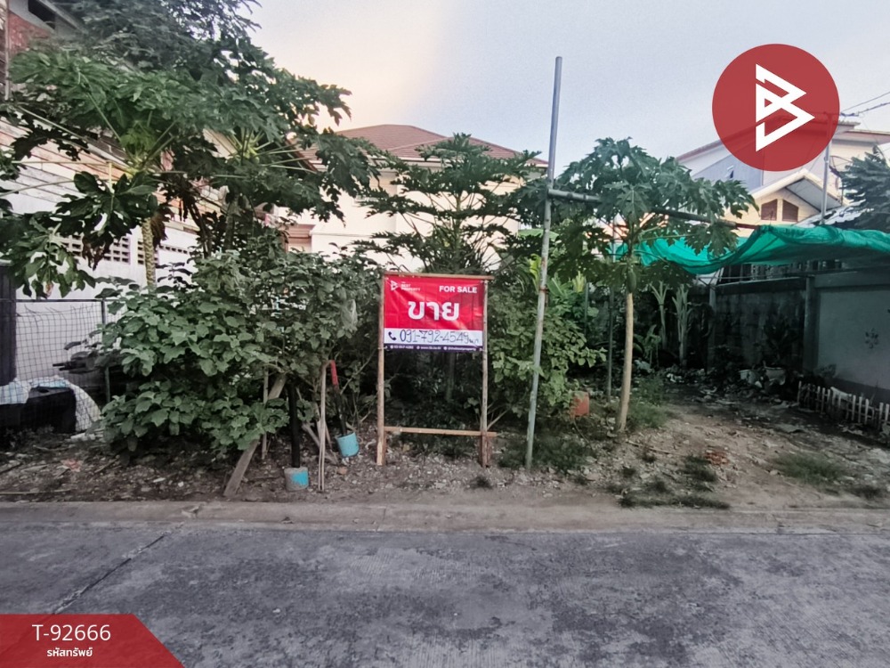 For SaleLandSamut Prakan,Samrong : Land for sale, area 45 square wah, Soi Premruthai 3, Phra Pradaeng, Samut Prakan