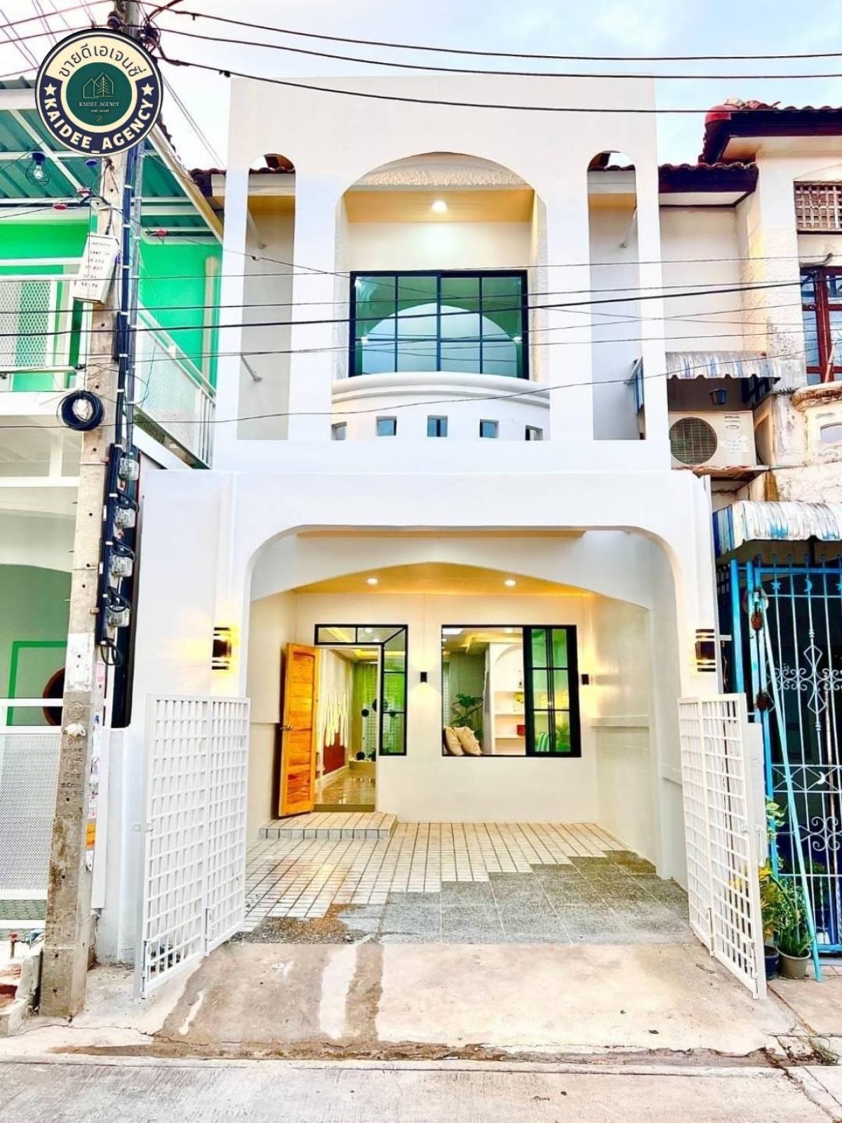 For SaleTownhouseNonthaburi, Bang Yai, Bangbuathong : 2-storey townhouse, Nanthicha Village 3, Bang Kruai, Sai Noi, Nonthaburi, Purple Line, Khlong Bang Phai, Kanchanaphisek Station, Central Westgate, IKEA Bang Yai, Makro Bang Bua Thong, Lotus Bang Kruai, Sai Noi, Bang Bua Thong Co-educational School