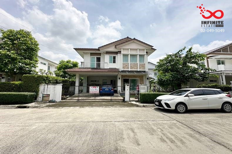 For SaleHouseNawamin, Ramindra : For sale: 2-storey detached house, 70 square wah, Baan Manthana, Ram Intra-Wongwaen, Kanchanaphisek Road