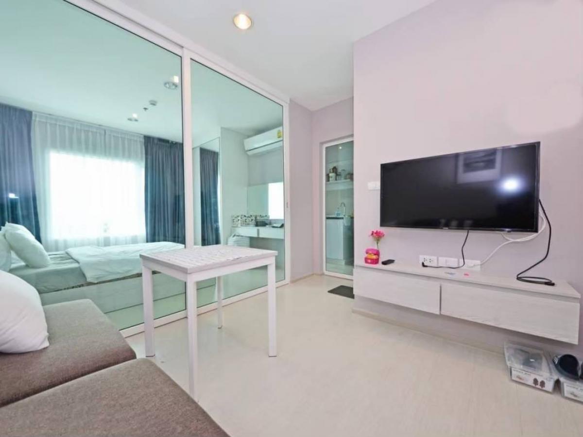 For RentCondoSamut Prakan,Samrong : 🥰 Condo for rent, Erawan Erawan 🏢 next to BTS Erawan 🚆 Beautiful room, very good view, with full furniture and electrical appliances ready 📌