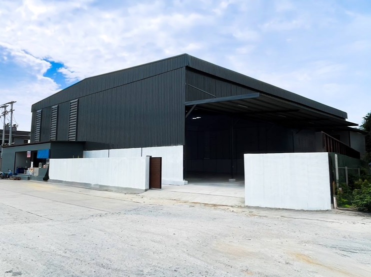 For RentWarehouseRama 2, Bang Khun Thian : For Rent for rent, warehouse with a new 2 -story office, Ban Phaeo Road, Phra Prathon, Samut Sakhon, Rama 2 Road, about 3 kilometers. Very good location.