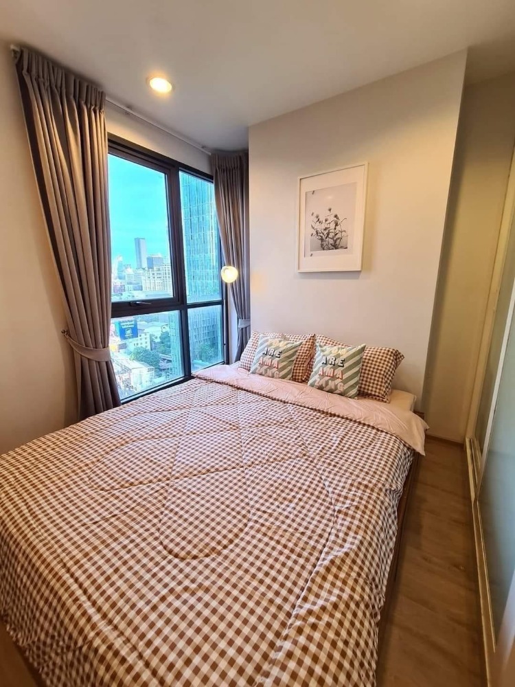 For RentCondoRatchathewi,Phayathai : IQR117 Condo for rent, Ideo Q Ratchawithi, 25th floor, city view, 50 sq m., 2 bedrooms, 1 bathroom, 36,000 baht, 064-959-8900