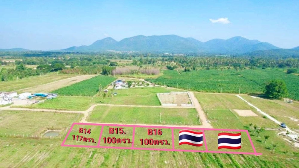 ขายที่ดินชะอำ เพชรบุรี : ที่ดิน ชะอำ ขนาด 100 ตรวา 390000 บาท