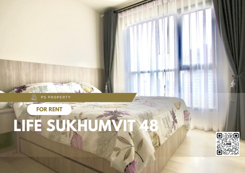 For RentCondoOnnut, Udomsuk : For rent 🔥 Life Sukhumvit 48 🔥 near BTS Phra Khanong, complete with furniture and electrical appliances.