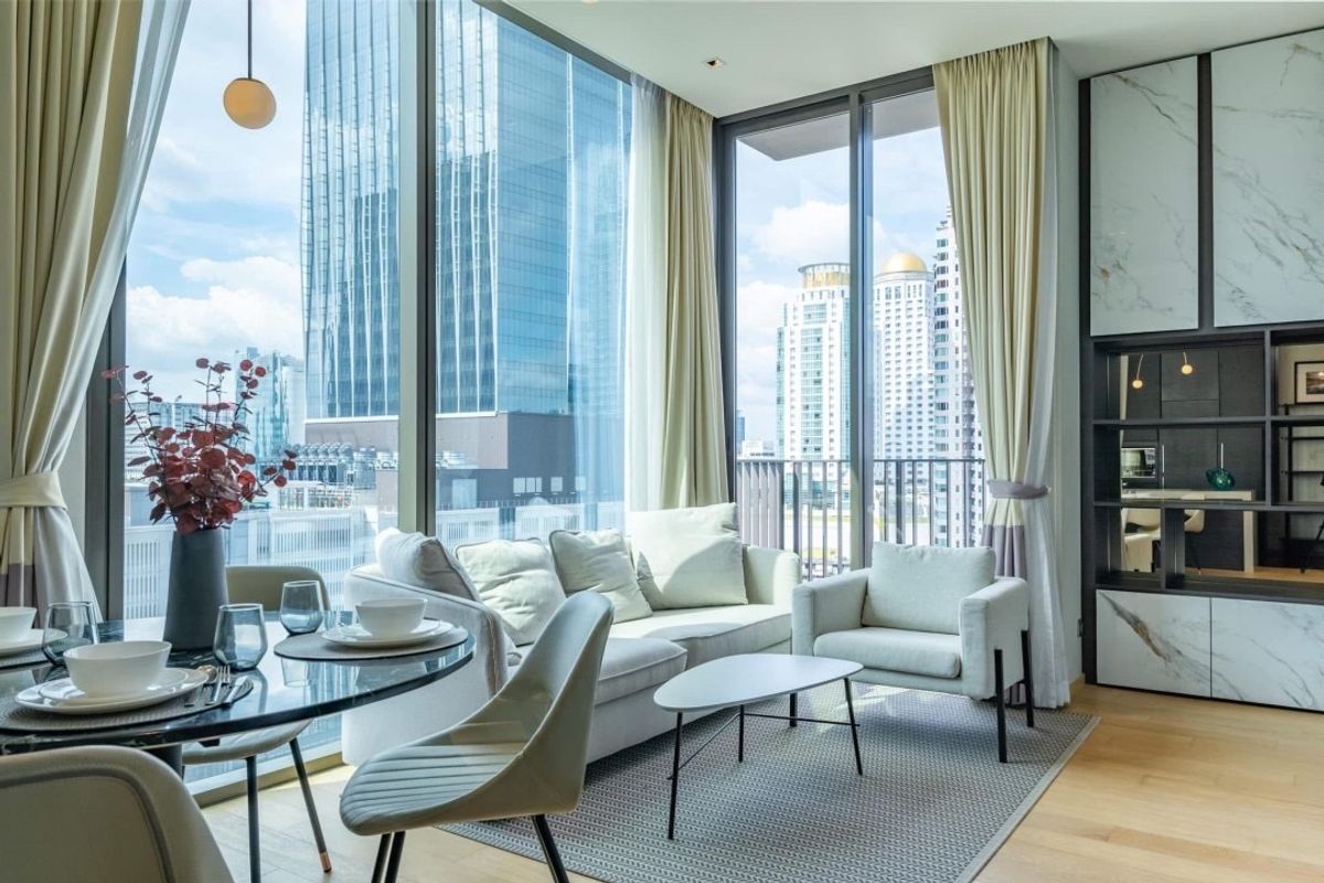 ให้เช่าคอนโดวิทยุ ชิดลม หลังสวน : 🔥28 Chidlom Condo | 2 Beds | 74 sqm | High Floor | Rent 95,000 baht 🔥Luxury Condo For Rent in heart of Bangkok Chidlom area 🔥