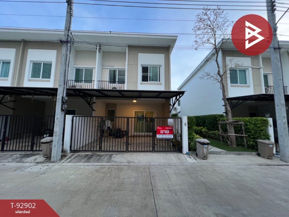 For SaleTownhouseSamut Prakan,Samrong : Townhouse for sale, Bless City Park Village, Srinakarin-Theparak, Bang Phli, Samut Prakan