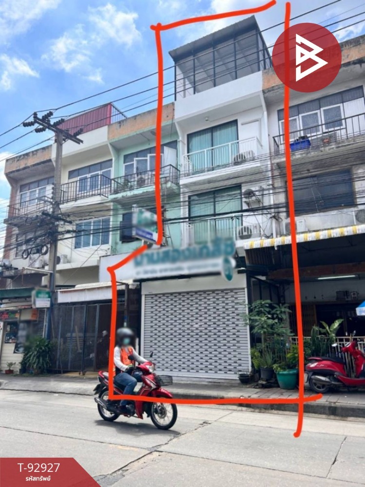 For SaleShophouseSamut Prakan,Samrong : Commercial building for sale, 3 floors, Soi Dan Samrong 13, area 16.3 sq m, Samrong Nuea, Samut Prakan