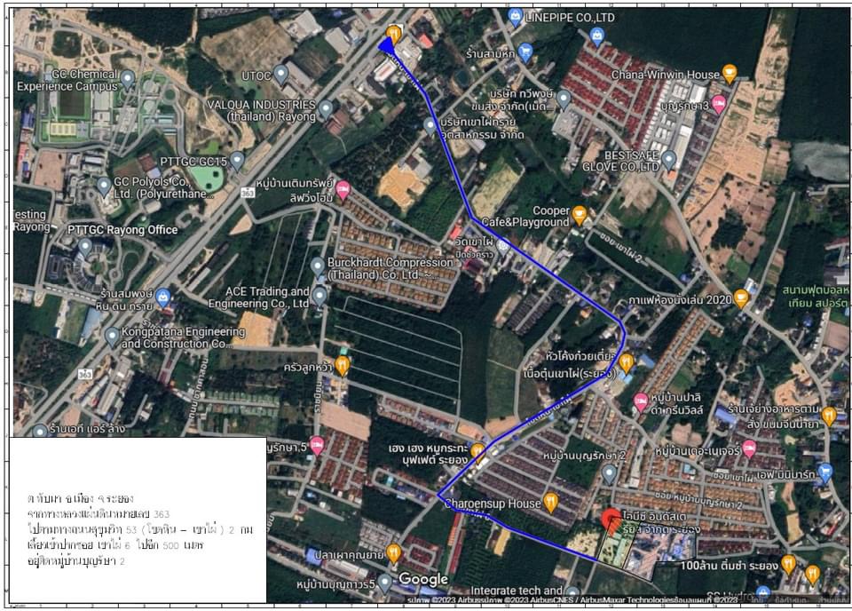 ขายที่ดินระยอง : ที่ดิน ใกล้เซ็นทรัลระยอง / 25 ไร่ 6 ตารางวา (ขาย), Land near Central Rayong / 25 Rai 6 Square Wa (FOR SALE) NEWC199