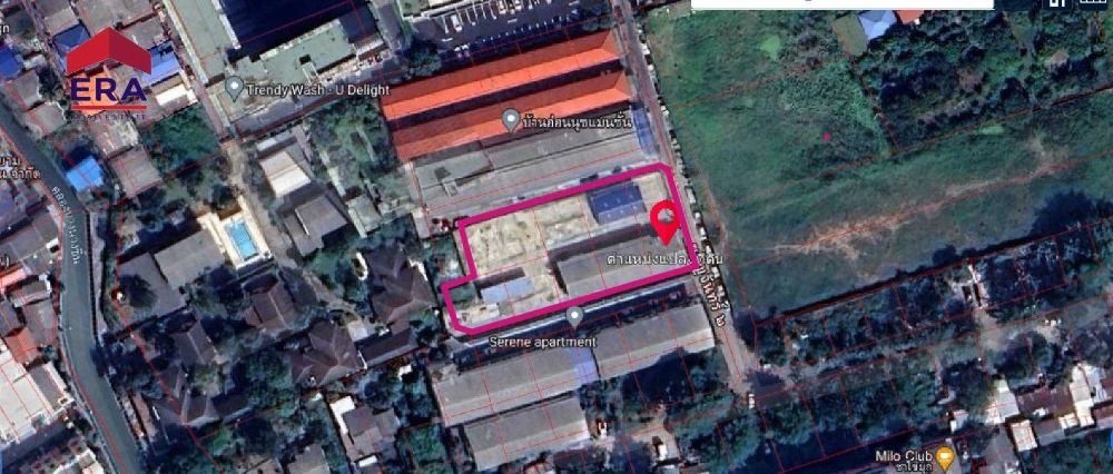 For RentLandPattanakan, Srinakarin : Land for rent with warehouse, Soi Khwanchan 2, On Nut Road, 1 rai, 2 ngan, 3 sq m.