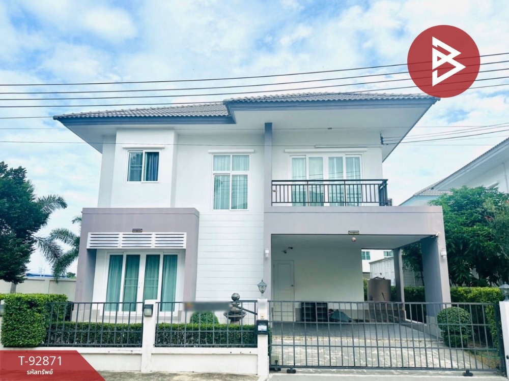 For SaleHouseMahachai Samut Sakhon : Single house for sale, Sarin Avenue Village, Rama 2, Khok Kham, Samut Sakhon