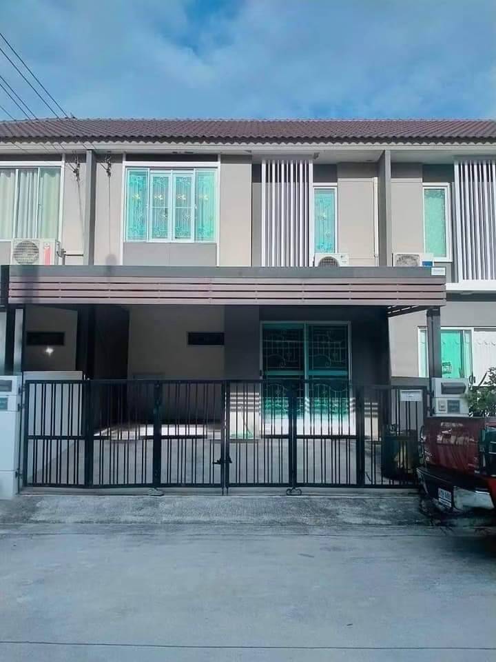 For SaleTownhousePathum Thani,Rangsit, Thammasat : Townhouse for sale, Pruksa Ville Village 90, Rangsit-Khlong Prem Tel.0999983897