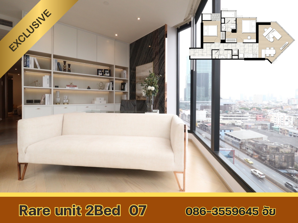 For SaleCondoRama9, Petchburi, RCA : 🆁🅰🆁🅴 🆄🅽🅸🆃 ❗❗ 2Bed in the legend Ashton Asoke Rama 9 - 2 Bed 2 Bath, G tower view, fully furnished, make an appointment to see the actual room 0863559645