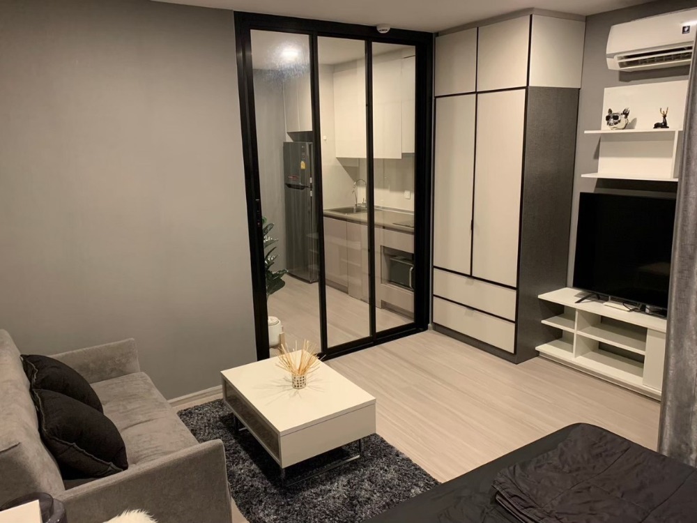 For SaleCondoRama9, Petchburi, RCA : Condo for Sale Aspire Asoke Ratchada, Studio 25 sqm Fully Furnished Near MRT Rama 9, Cultural Centre Station : EL24S-041