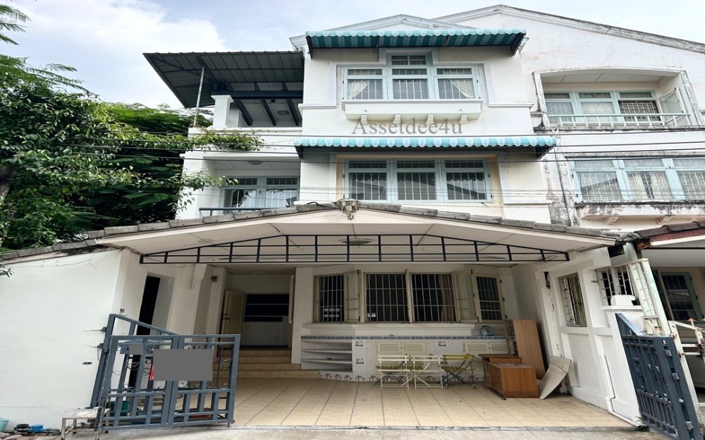 For RentTownhouseRattanathibet, Sanambinna : Home office for rent, 3-storey townhouse for rent, next to Central Rattanathibet, near MRT Nonthaburi 1, can be used as an office