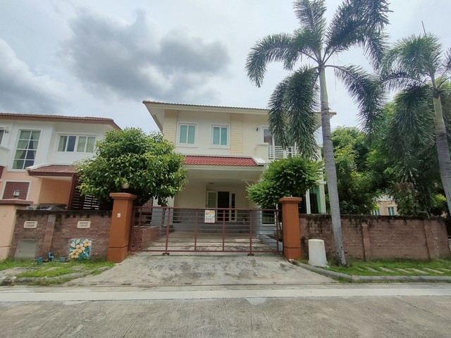 For SaleHouseRama 2, Bang Khun Thian : For sale: 2-storey detached house, Casa Ville Village, Rama 2, Soi Thian Talay 7, corner house