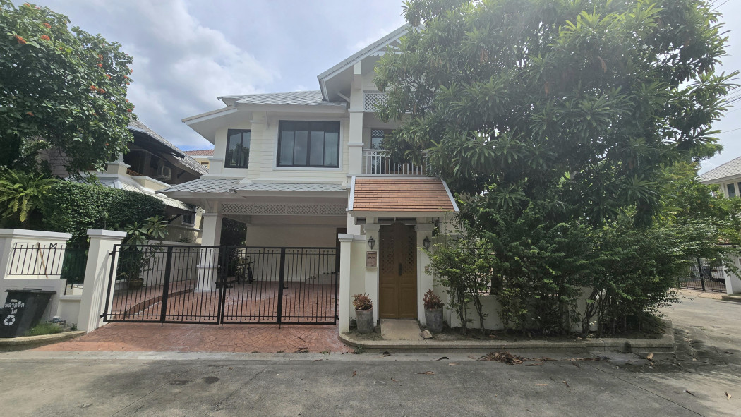 For SaleHouseNonthaburi, Bang Yai, Bangbuathong : Single house for sale in Nithiphoom Village, end house, beautiful (Soi Suan Phak 32), 55.5 sq m.