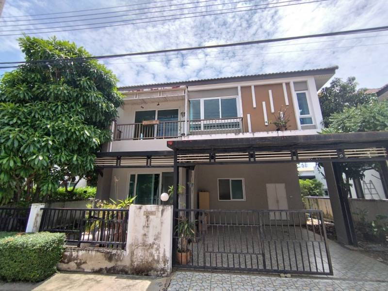 For SaleHouseNawamin, Ramindra : For sale: 2-storey detached house, The Best Hathai Rat-Thai Ram project, 3 bedrooms, fully furnished, near tourist attractions