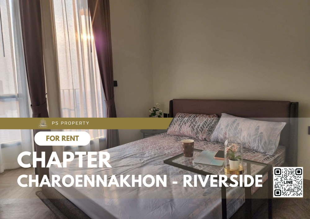 For RentCondoWongwianyai, Charoennakor : For rent ✨ Chapter Charoennakhon - Riverside ✨ complete furniture and electrical appliances, near BTS Krung Thonburi.