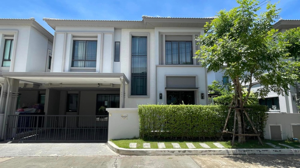 For SaleHousePathum Thani,Rangsit, Thammasat : 2-storey twin house for sale