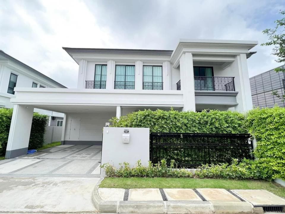 For RentHouseSeri Thai, Ramkhamhaeng Nida : 🚩Luxury detached house at Setthasiri Serithai with high privacy,  near Fashion Island