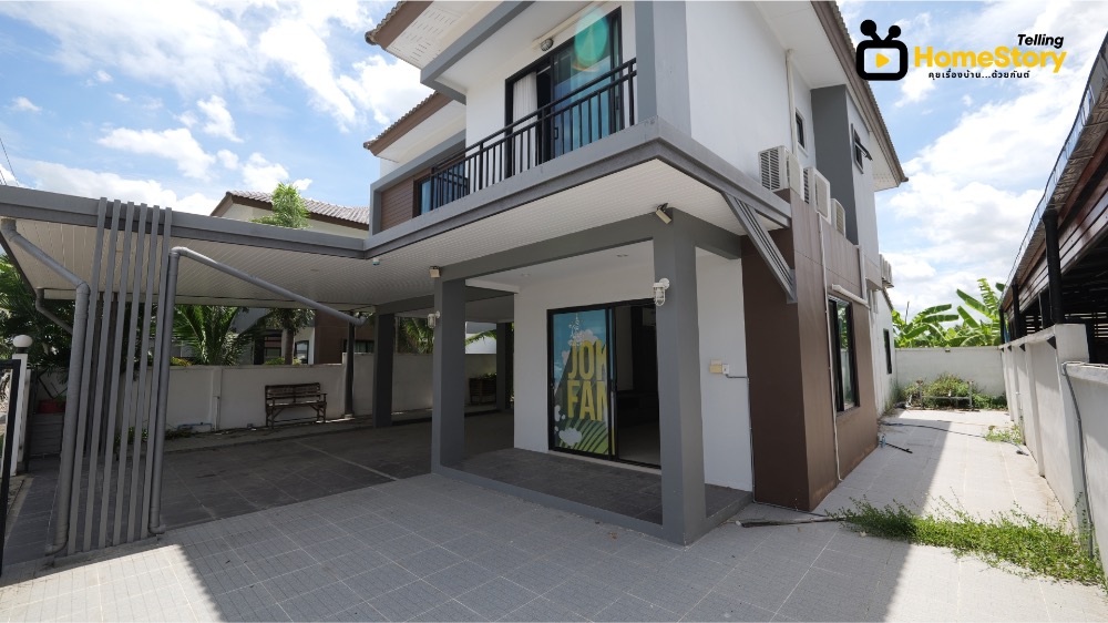 For SaleHouseMin Buri, Romklao : For sale 3 bedrooms, 3 bathrooms, 2 parking spaces, Foresta Village, Nimit Mai 40