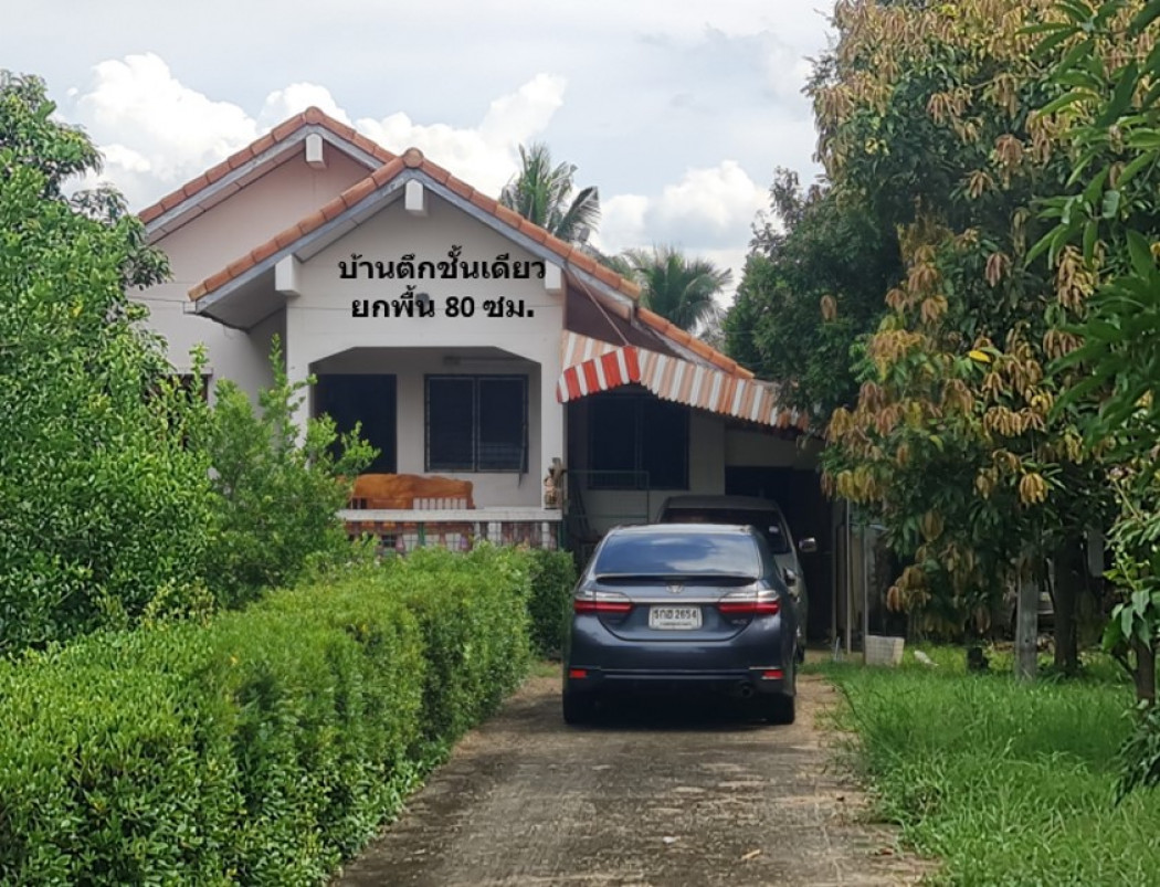 For SaleHouseAyutthaya : Single house for sale, residential area, Ban Khok Klang, 140 sq m, 1 rai, 3 ngan, 18 sq m, near Wat Tako, Luang Pho Ruay, free transfer