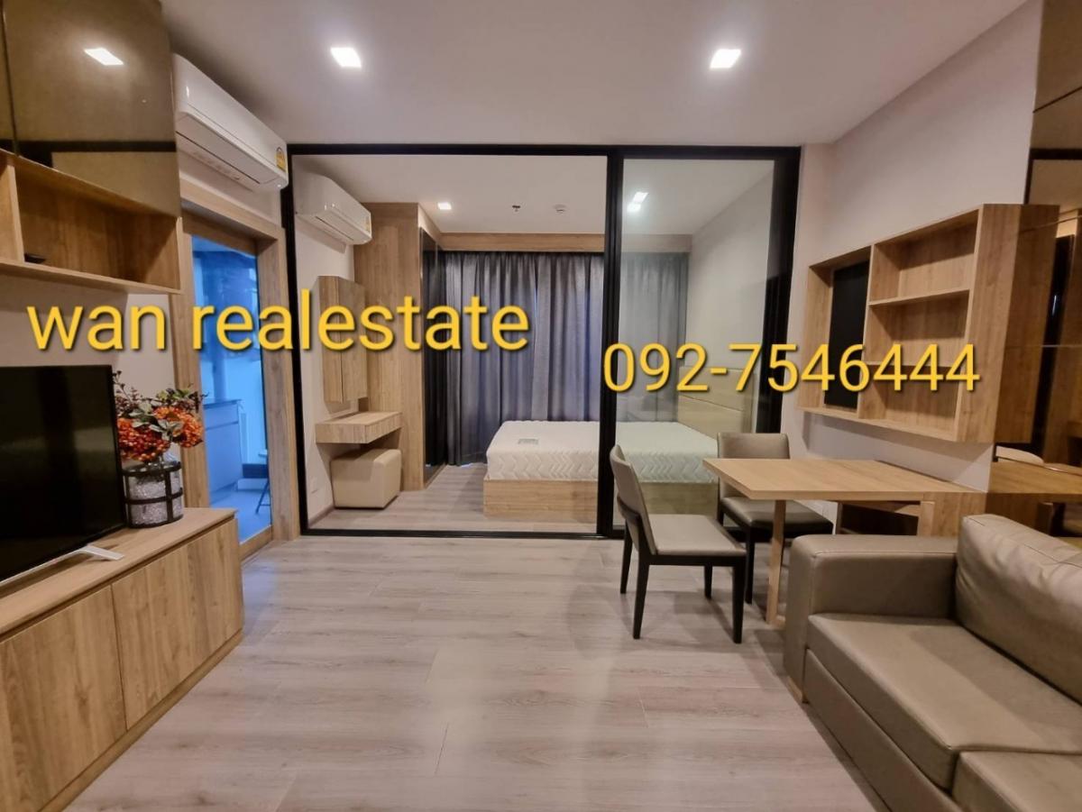 For RentCondoRattanathibet, Sanambinna : For rent: The Politan Rive, 47th floor, size 31 sq m, river view, beautiful built-in, ready to move in