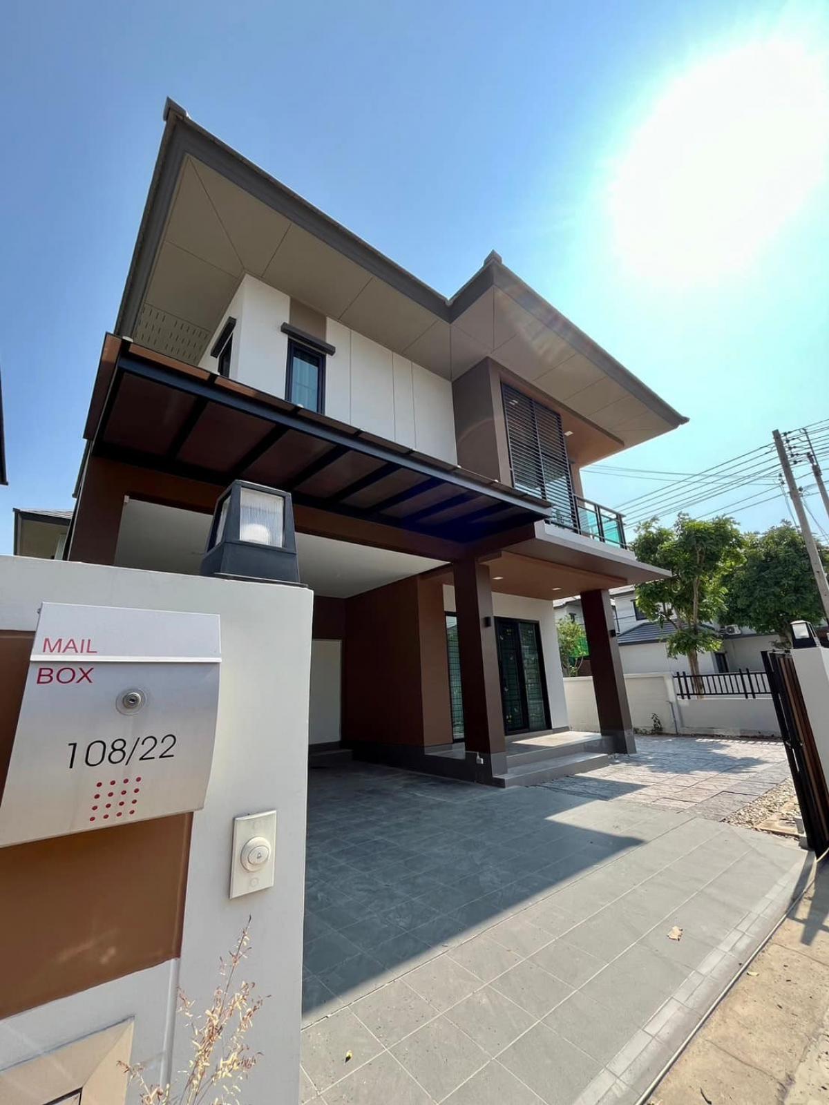 For SaleHousePhutthamonthon, Salaya : ✨Phumchanok Phutthamonthon Sai 4✨🏡Corner detached house🌲Price 4,650,000 baht🌲