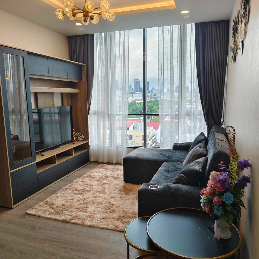 For RentCondoRama 8, Samsen, Ratchawat : For rent 25,000 baht Supalai Premier Samsen-Ratchawat, 9th floor, size 45 sq m, south side, open view, closed kitchen, rare location, fully furnished, ready to move in