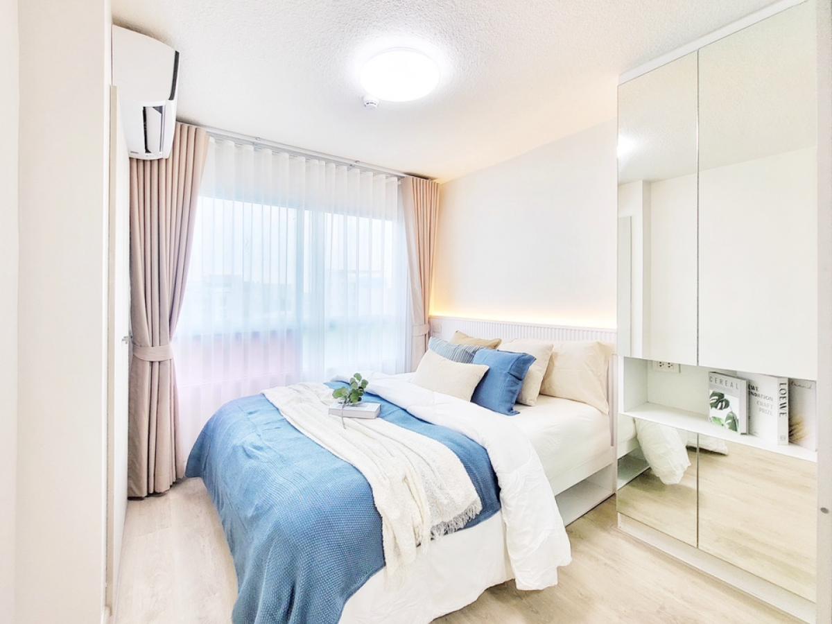 For SaleCondoLadkrabang, Suwannaphum Airport : 🧊Minimalist room is here! Near the airport✈️❄️Lumpini Ville Condo, On Nut, Lat Krabang✨