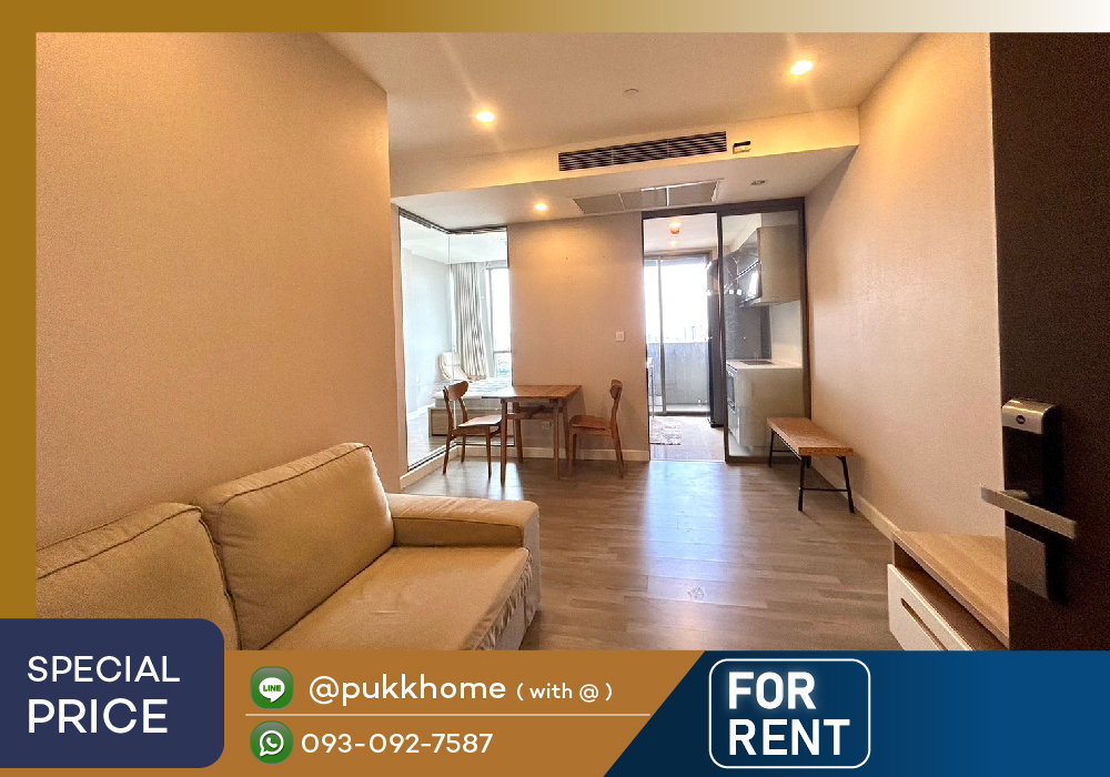 For RentCondoSiam Paragon ,Chulalongkorn,Samyan : 📣 For rent: The room Rama 4 / 45 sq m., high floor, furnished, ready to move in 📞Line:@pukkhome (with@)