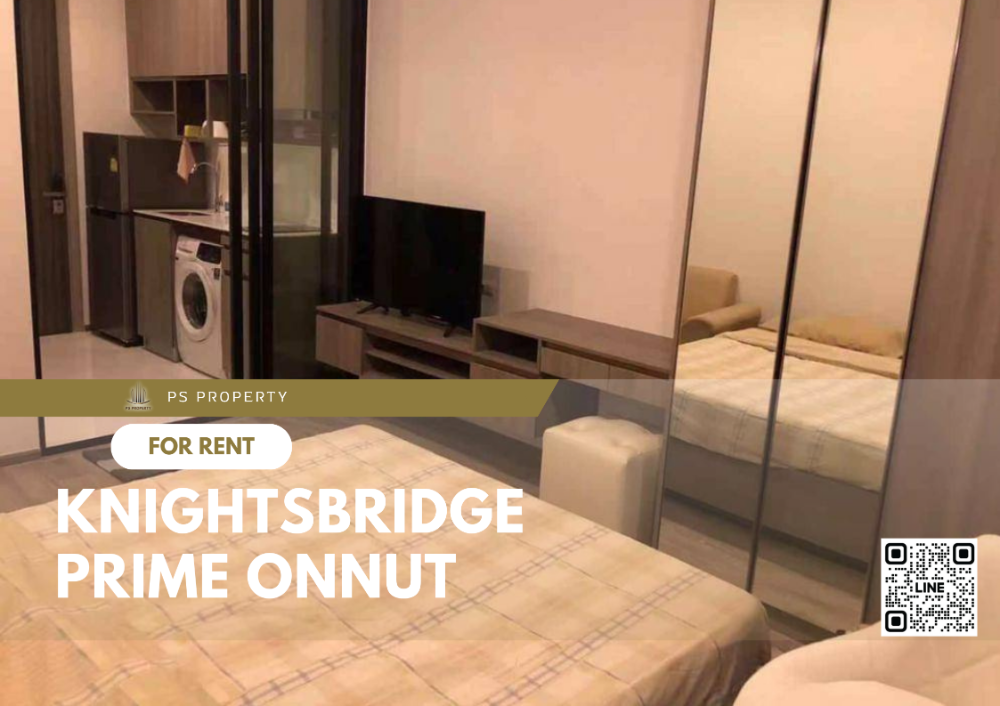 For RentCondoOnnut, Udomsuk : For rent 🔥 Knightsbridge Prime Onnut 🔥 near BTS On Nut, complete furniture and electrical appliances.