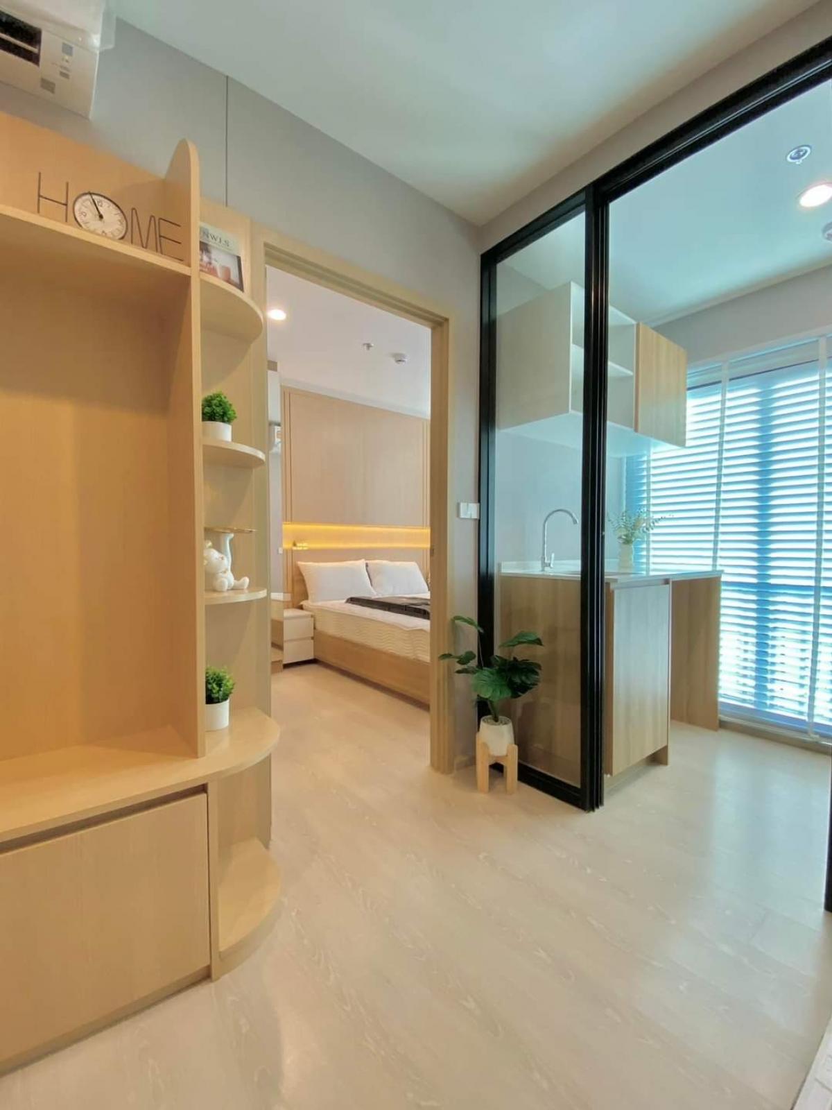 For RentCondoVipawadee, Don Mueang, Lak Si : Condo for rent, New Connect Don Mueang, new room, 25 sq m.