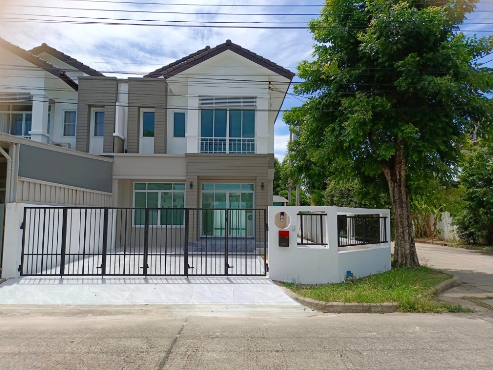 For SaleHouseNonthaburi, Bang Yai, Bangbuathong : For sale🏡Twin house, Chanthima City project: Bang Bua Thong, Nonthaburi Province, size 49.7 square wah, price only 3.89 million baht.