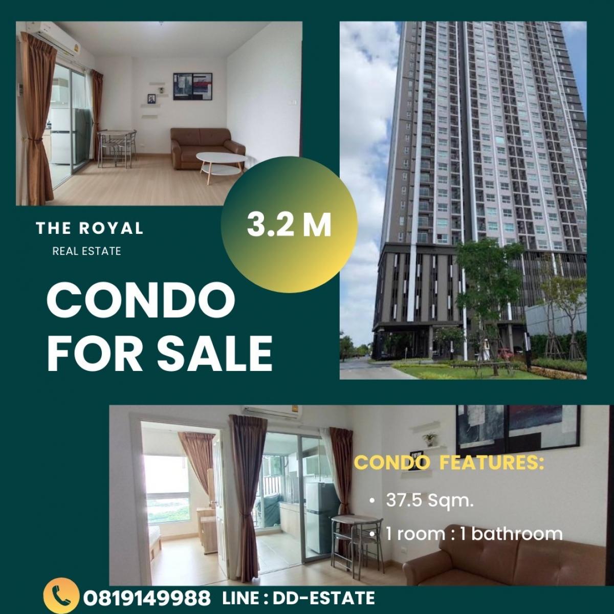 For SaleCondoRama9, Petchburi, RCA : Condo for sale Supalai Veranda Rama 9, 23rd floor, city view, fully furnished, near MRT Cultural Center and near ARL Ramkhamhaeng