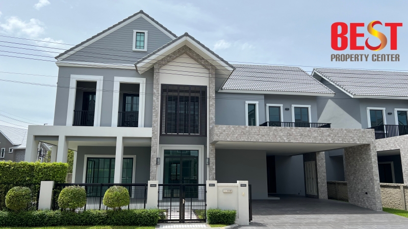 For SaleHouseNawamin, Ramindra : For sale: New house, Milton Residence Ramintra, near the Pink Line, starting at 16.9 million baht, with discounts worth millions.