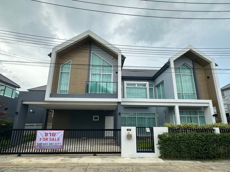 ขายบ้านปทุมธานี รังสิต ธรรมศาสตร์ : For Sale Pathum Thani Single House Baan Fah Piyarom Nordern Lam Luk Ka BRE22616