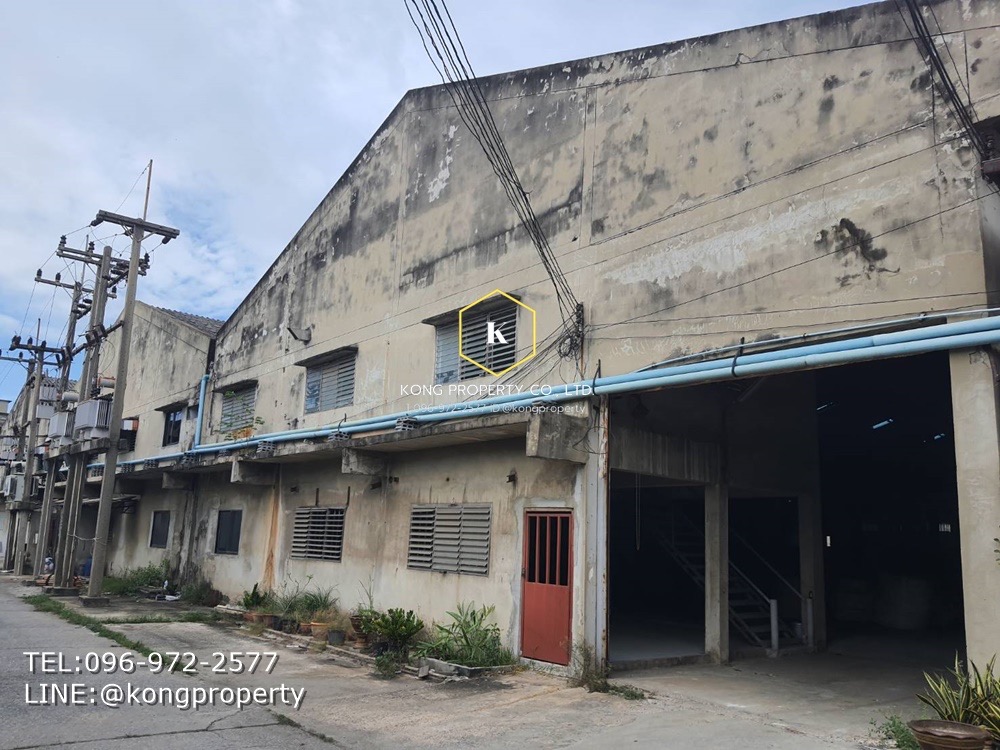 For RentFactoryMahachai Samut Sakhon : Factory for rent, Phetkasem, Om Noi, Krathum Baen, Samut Sakhon, with wastewater treatment system