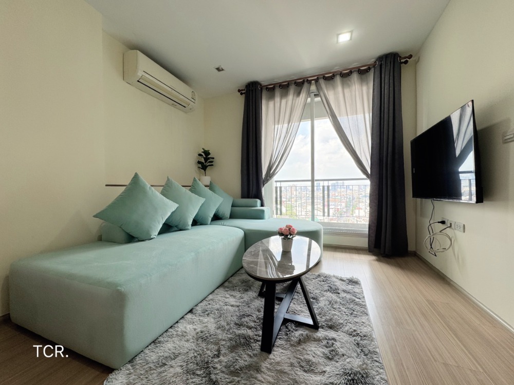 For RentCondoRatchadapisek, Huaikwang, Suttisan : Condo for rent Rhythm Ratchada - Huai Khwang 1 bedroom 1 bathroom Size: 46 sq m. Good location, near MRT Huai Khwang