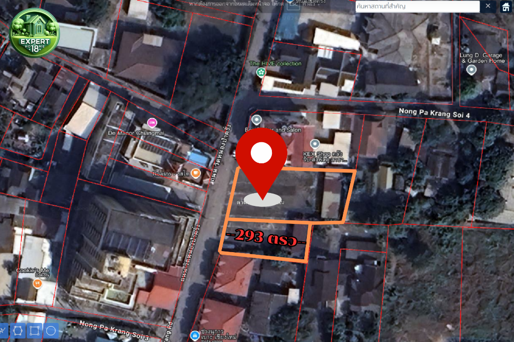 For SaleLandChiang Mai : L0010 Beautiful land plot for sale, already filled in, next to Wat Nong Phak Rang Road, ready to build a house or do other businesses, very special price.