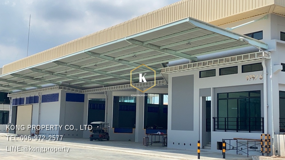 For RentWarehouseSamut Prakan,Samrong : Warehouse for rent, Phraeksa, Mueang District, Samut Prakan, near Bang Phli Road, Tamru