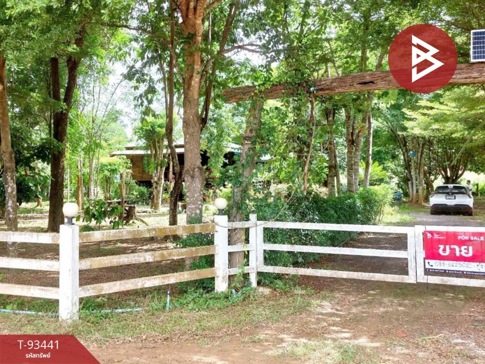 For SaleHouseKanchanaburi : Single house for sale with land, area 1 rai 3 ngan 42.2 square wa, Sai Yok, Kanchanaburi