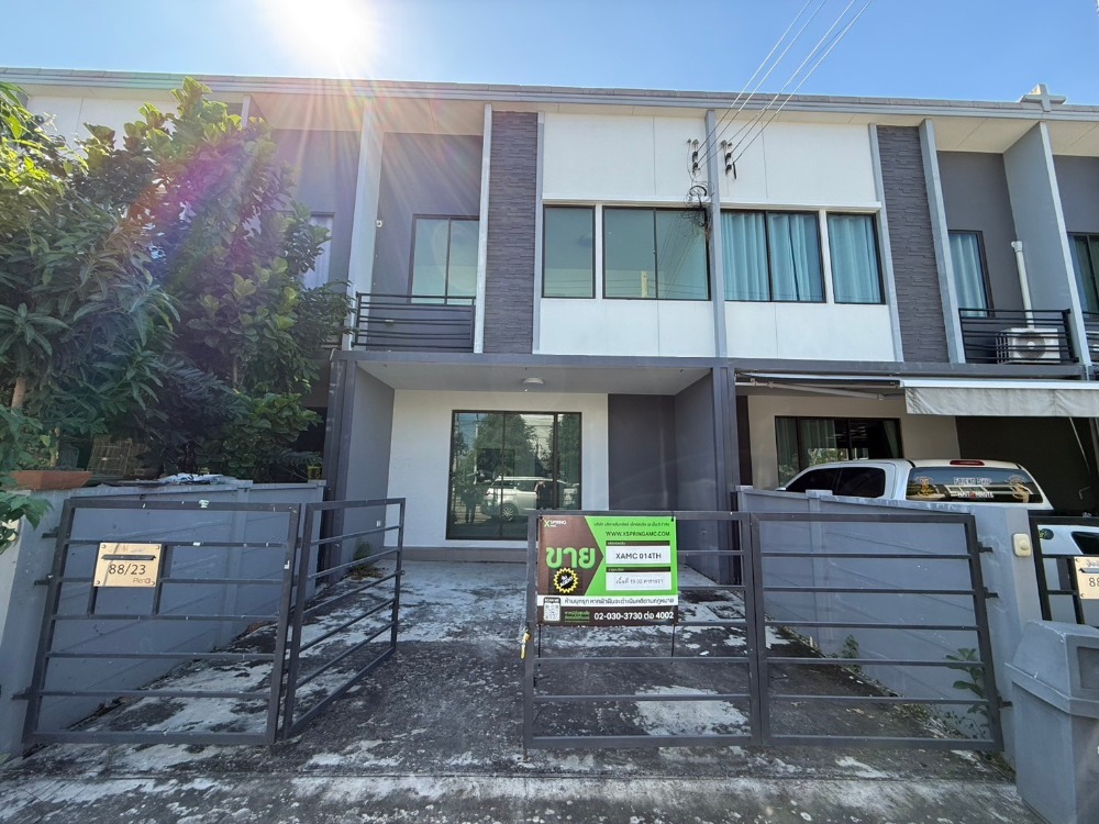 For SaleTownhousePathum Thani,Rangsit, Thammasat : 2-storey townhouse 88/23 Pleno Rangsit Khlong 4 Ring Road, Khlong Si West Side Road, Khlong Si Subdistrict, Khlong Luang District, Pathum Thani Province