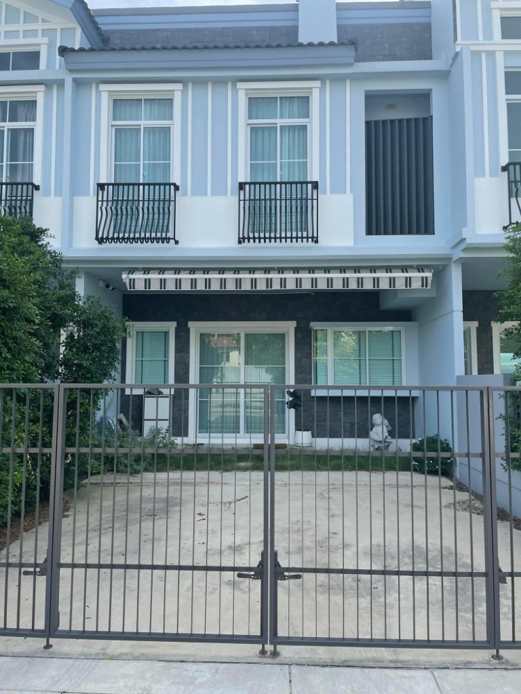 For RentTownhouseBangna, Bearing, Lasalle : P-2591 Urgent for rent! Indy 4 Bangna Km.7, beautiful house, fully furnished, ready to move in, good location, near MEGA Bangna