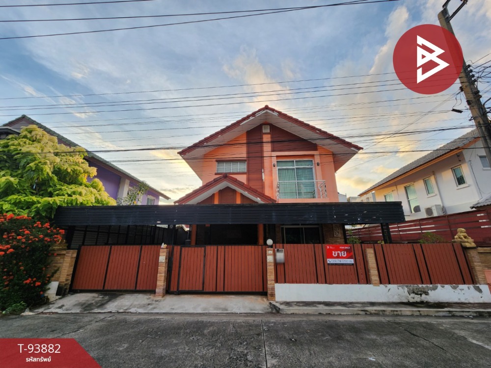 For SaleHouseSamut Prakan,Samrong : Single house for sale, Deeprom Sweet Home Village, Phraeksa, Samut Prakan, ready to move in