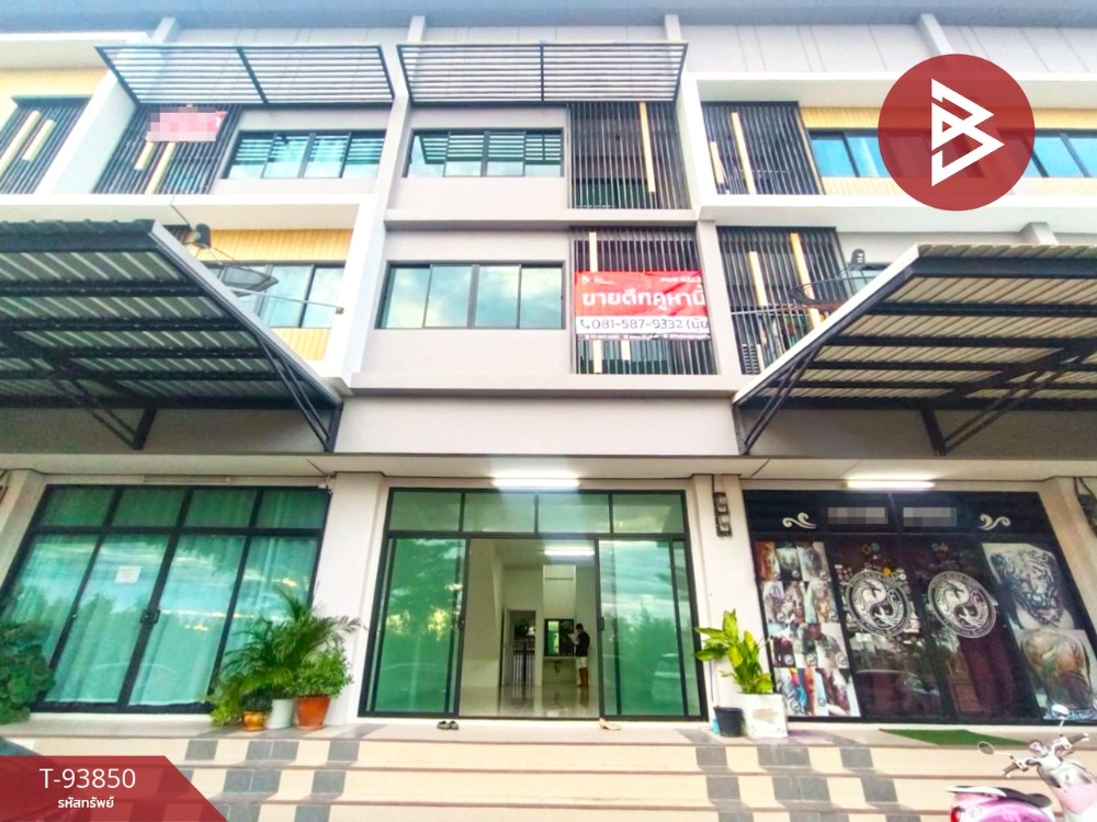 For SaleShophouseSamut Songkhram : Commercial building for sale, Lifebis Village, Samut Songkhram, ready to move in