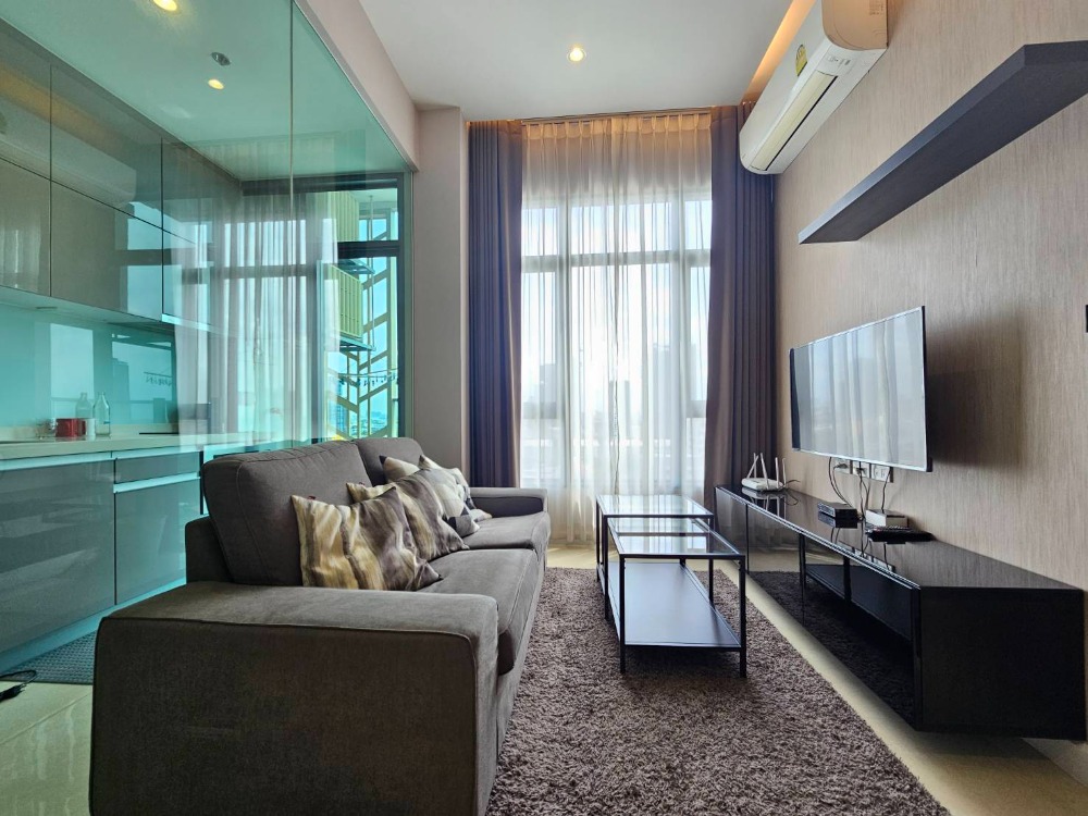 For RentCondoOnnut, Udomsuk : ♠♥Agent Post♦♣ For rent, Condo Mayfair Place Sukhumvit 50 Building B, 14th floor 1 bedroom, 1 bathroom, closed kitchen Size 35 sq.m. South facing balcony