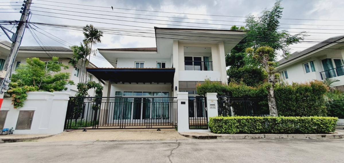 For SaleHouseChaengwatana, Muangthong : For sale: corner house, size 72 sq w, Bangkok Boulevard, Chaeng Watthana, Pak Kret bypass road, Nonthaburi.