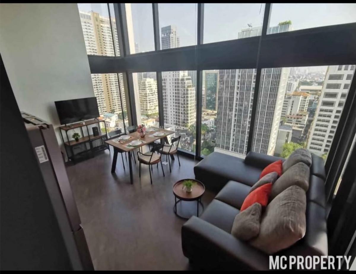 For RentCondoSilom, Saladaeng, Bangrak : Lofts Silom 2 bedroom 70sqm duplex 15fl++ for rent only 60,000 please contact 0816878954