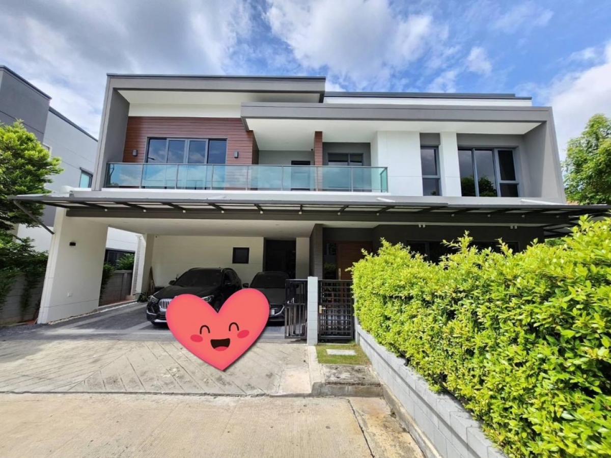 For RentHouseLadkrabang, Suwannaphum Airport : For rent: Luxury single house, The City Sukhumvit-On Nut, convenient to travel to Thonglor